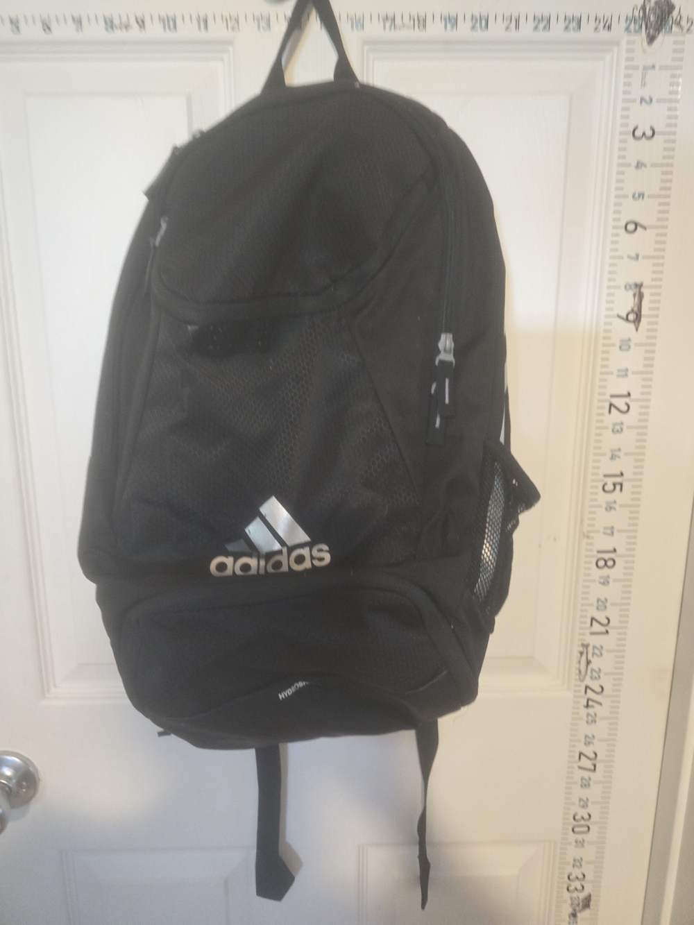 adidas Black Backpack with Silver Logo
